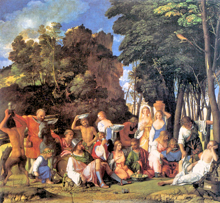 Giovanni Bellini, Il festino degli dèi (1514), National Gallery, Washington